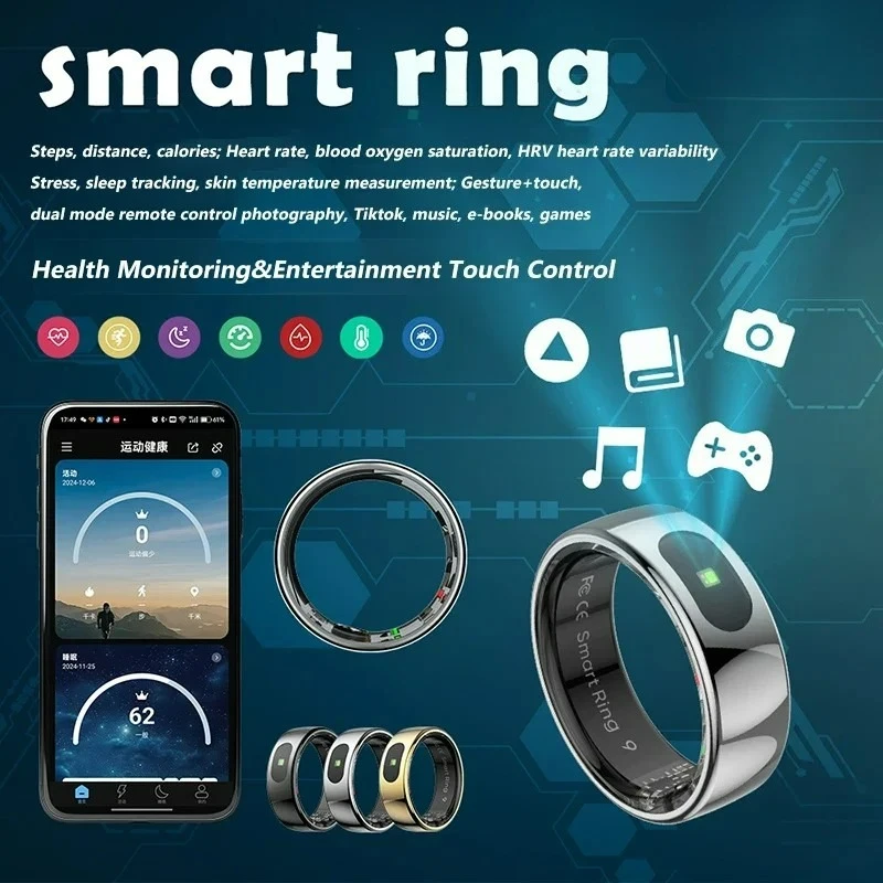 HY Digital New Smart Ring For  - đánh giá và giá Temperature Ring Skin